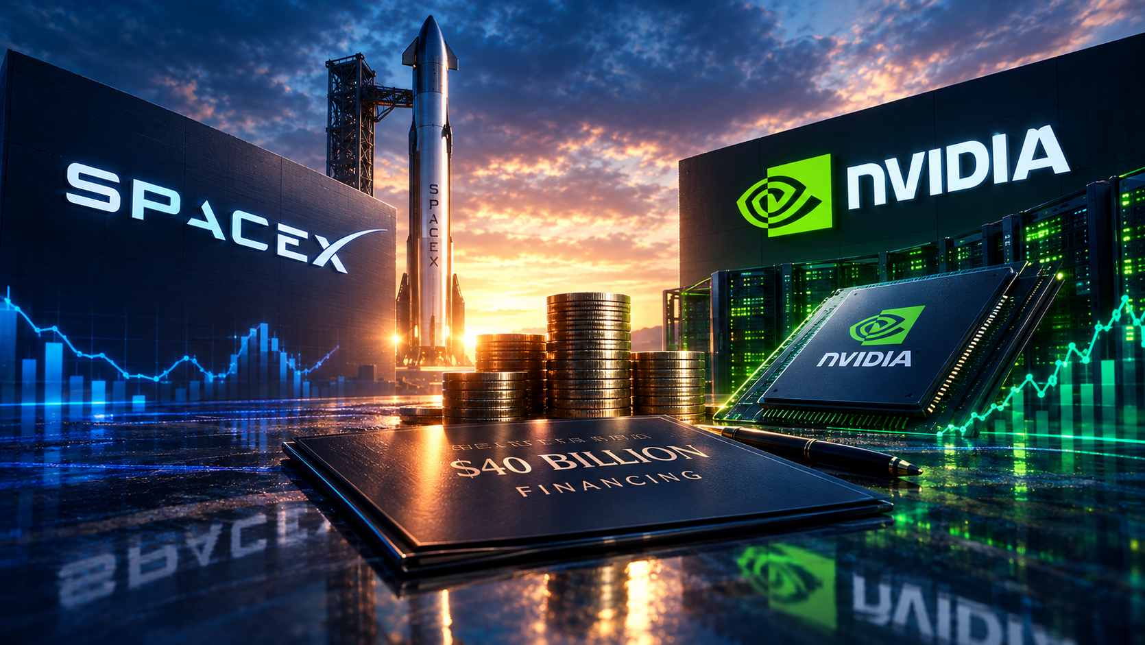 SpaceX Seeks $40 Billion to Buy Nvidia Al Chips, FT Reports