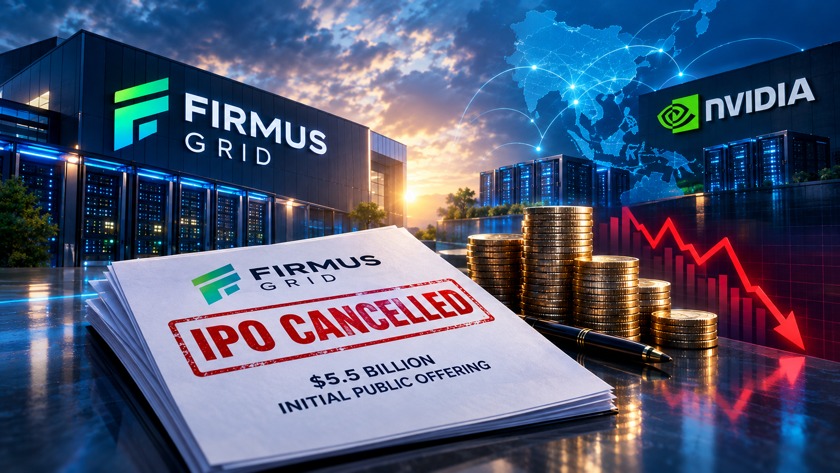 Nvidia-Backed Firmus Pulls Australian IPO Amid Market Uncertainty